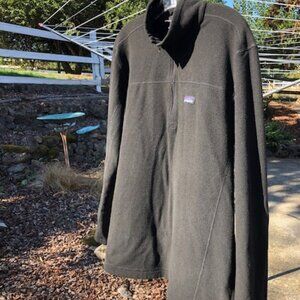 Patagonia Mens  Black Micro D Fleece Pullover XLarge